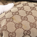 GUCCI GG Canvas Waist bag Beige Silver 28566 Auth th6023-15