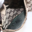 GUCCI GG Canvas Waist bag Beige Silver 28566 Auth th6023-18