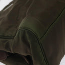 PRADA Chain Shoulder Bag Nylon Khaki Auth th6024-14