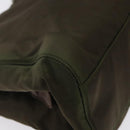 PRADA Chain Shoulder Bag Nylon Khaki Auth th6024-16