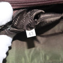 PRADA Chain Shoulder Bag Nylon Khaki Auth th6024-12