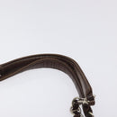 PRADA Chain Shoulder Bag Nylon Khaki Auth th6024-8