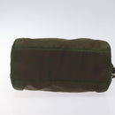 PRADA Chain Shoulder Bag Nylon Khaki Auth th6024-5