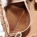 GUCCI GG Plus Supreme Shoulder Bag PVC Beige Gold Auth th6028-20