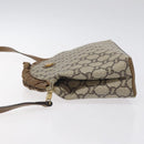 GUCCI GG Plus Supreme Shoulder Bag PVC Beige Gold Auth th6028-5