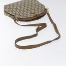 GUCCI GG Plus Supreme Shoulder Bag PVC Beige Gold Auth th6028-7