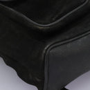 GUCCI Bamboo Backpack Suede Black Gold 003 1998 0016 Auth th6031-17