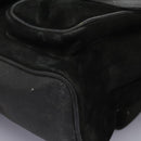 GUCCI Bamboo Backpack Suede Black Gold 003 1998 0016 Auth th6031-18
