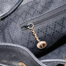 GUCCI Bamboo Backpack Suede Black Gold 003 1998 0016 Auth th6031-31