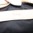 Chloe Etel Hand Bag Leather 2way Beige Gold Auth th6032-18