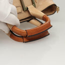 Chloe Etel Hand Bag Leather 2way Beige Gold Auth th6032-7