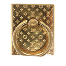LOUIS VUITTON Nanogram Support Telephone Bunker ring Gold M64868 LV Auth th6035-2