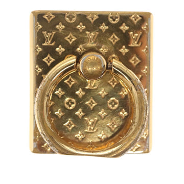 LOUIS VUITTON Nanogram Support Telephone Bunker ring Gold M64868 LV Auth th6035 - 0