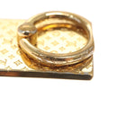 LOUIS VUITTON Nanogram Support Telephone Bunker ring Gold M64868 LV Auth th6035-5