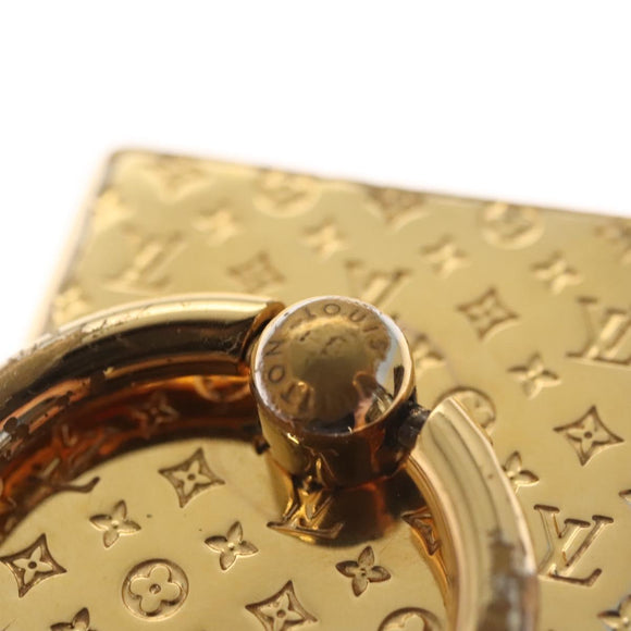 LOUIS VUITTON Nanogram Support Telephone Bunker ring Gold M64868 LV Auth th6035