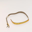 Salvatore Ferragamo Givenchy Belt Leather 2Set Yellow Auth th6037-10