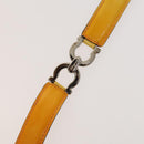 Salvatore Ferragamo Givenchy Belt Leather 2Set Yellow Auth th6037-12