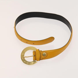 Salvatore Ferragamo Givenchy Belt Leather 2Set Yellow Auth th6037 - 0