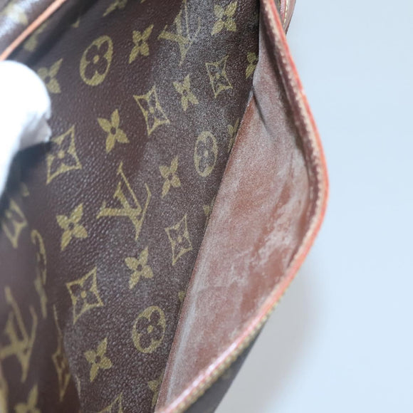 LOUIS VUITTON Monogram Compiegne 28 Clutch Bag M51845 LV Auth th6047