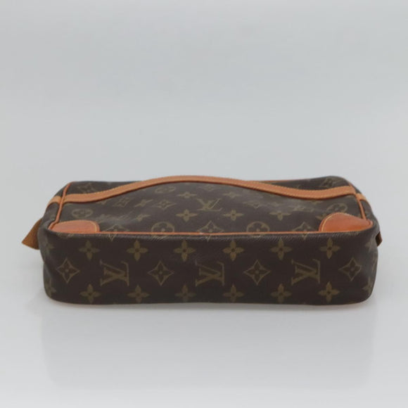 LOUIS VUITTON Monogram Compiegne 28 Clutch Bag M51845 LV Auth th6047