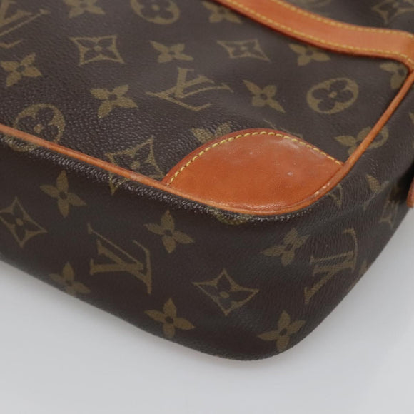 LOUIS VUITTON Monogram Compiegne 28 Clutch Bag M51845 LV Auth th6047