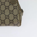 GUCCI GG Plus Supreme Shoulder Bag PVC Beige Gold Auth th6055-16
