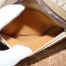 GUCCI GG Plus Supreme Shoulder Bag PVC Beige Gold Auth th6055-12