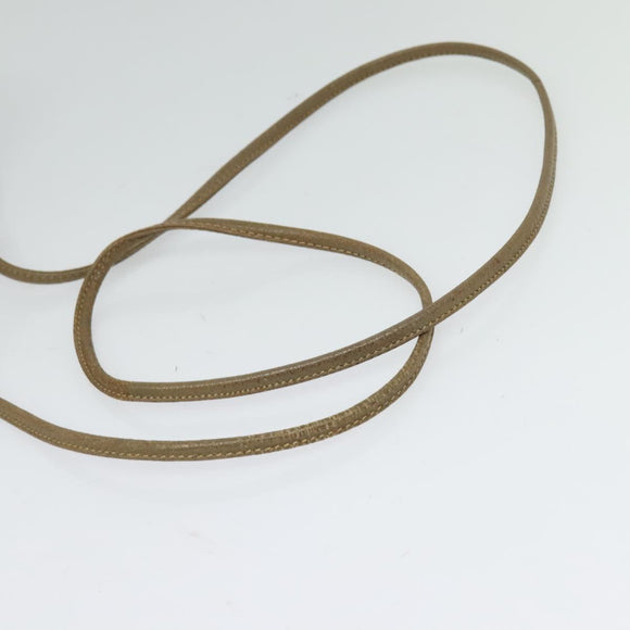 GUCCI GG Plus Supreme Shoulder Bag PVC Beige Gold Auth th6055