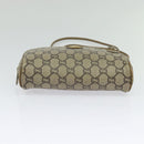 GUCCI GG Plus Supreme Shoulder Bag PVC Beige Gold Auth th6055-5