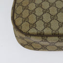 GUCCI GG Supreme Web Sherry Line Clutch Bag PVC Beige Gold 89 01 034 Auth th6057-15