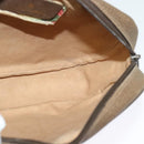 GUCCI GG Supreme Web Sherry Line Clutch Bag PVC Beige Gold 89 01 034 Auth th6057-17