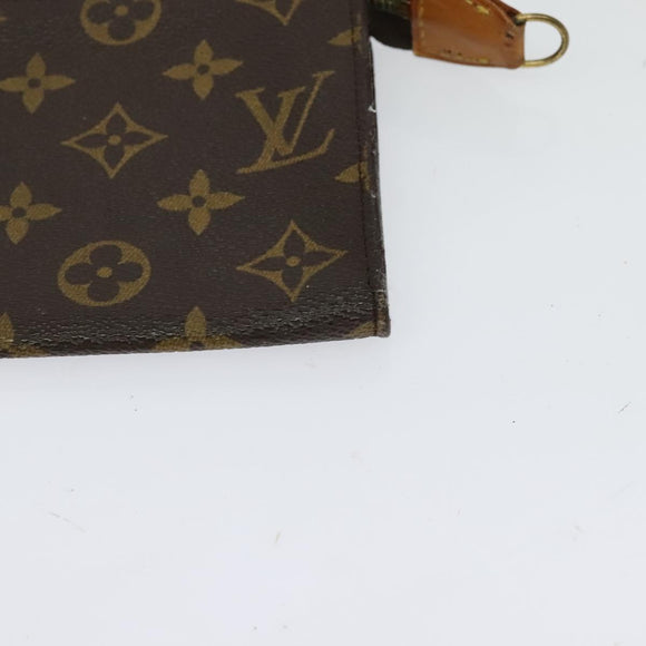 LOUIS VUITTON Monogram Bucket GM Accessory Pouch LV Auth th6063