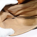 GUCCI GG Supreme Shoulder Bag PVC Beige Gold Auth th6066-17