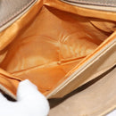 GUCCI GG Supreme Shoulder Bag PVC Beige Gold Auth th6066-18