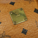MCM Hand Bag PVC Leather Brown Gold Auth th6067-14