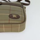 Burberrys Nova Check Shoulder Bag Canvas Brown Gold Auth th6068-14