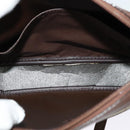 Burberrys Nova Check Shoulder Bag Canvas Brown Gold Auth th6068-11