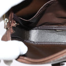 Burberrys Nova Check Shoulder Bag Canvas Brown Gold Auth th6068-18