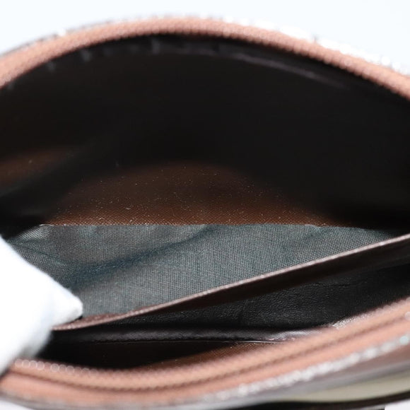 Burberrys Nova Check Shoulder Bag Canvas Brown Gold Auth th6068