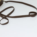 Burberrys Nova Check Shoulder Bag Canvas Brown Gold Auth th6068-7