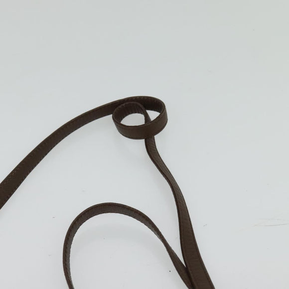 Burberrys Nova Check Shoulder Bag Canvas Brown Gold Auth th6068