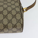 GUCCI GG Supreme Web Sherry Line Bag PVC Beige Gold 56 02 087 Auth th6069-13
