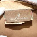 GUCCI GG Supreme Web Sherry Line Bag PVC Beige Gold 56 02 087 Auth th6069-15