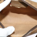 GUCCI GG Supreme Web Sherry Line Bag PVC Beige Gold 56 02 087 Auth th6069-16