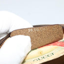 GUCCI GG Supreme Web Sherry Line Bag PVC Beige Gold 56 02 087 Auth th6069-20