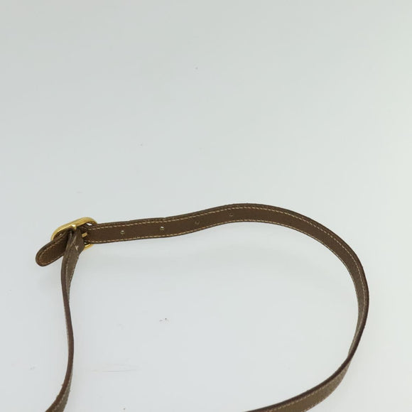 GUCCI GG Supreme Web Sherry Line Bag PVC Beige Gold 56 02 087 Auth th6069