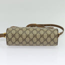 GUCCI GG Supreme Web Sherry Line Bag PVC Beige Gold 56 02 087 Auth th6069-9