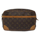 LOUIS VUITTON Monogram Compiegne 28 Clutch Bag M51845 LV Auth th6070-2
