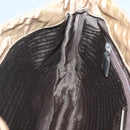 PRADA Chain Shoulder Bag Nylon Beige Auth th6074-19