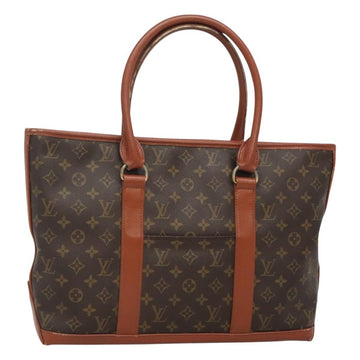 LOUIS VUITTON Monogram Sac Weekend PM Hand Bag M42425 LV Auth th6076